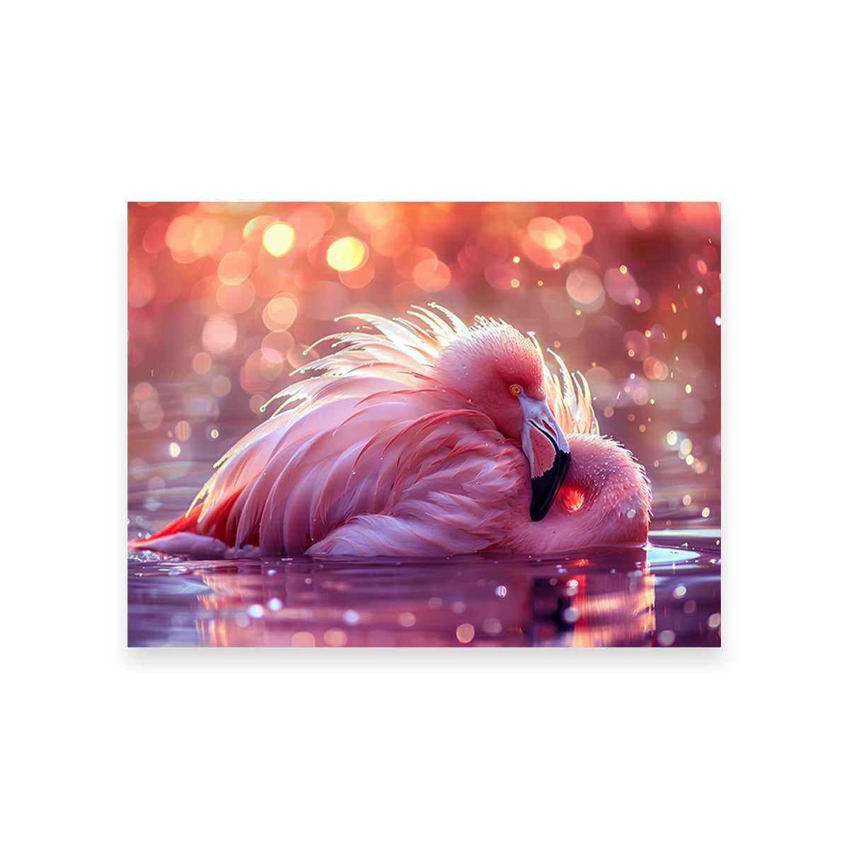 Beautiful Pink Flamingo