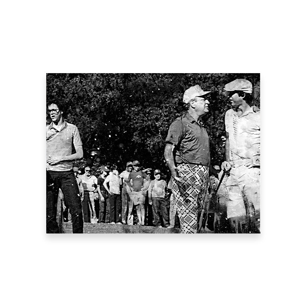 Al & Ty Caddyshack Grayscale Wall Art