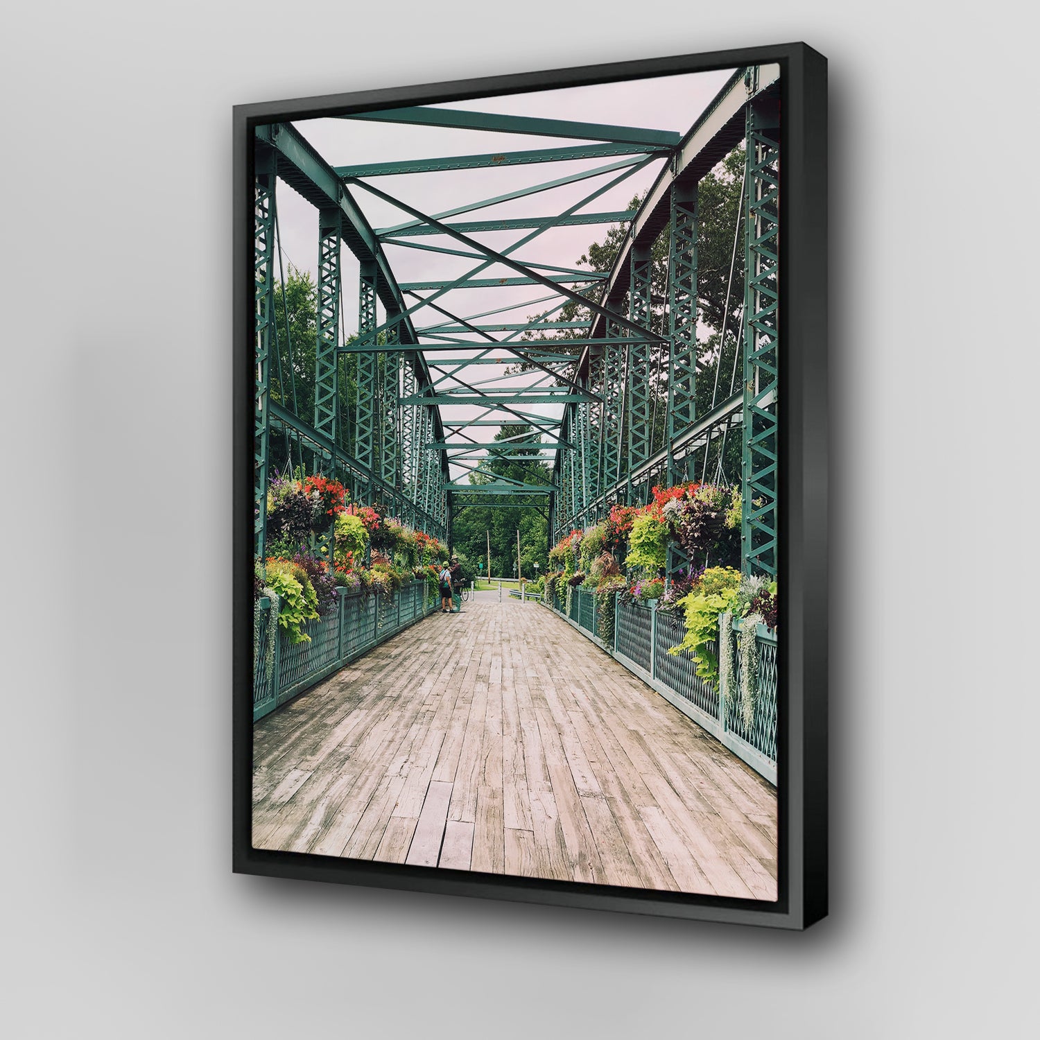 Stunning Old Drake Hill Flower Bridge Wall Art for Home Decor
