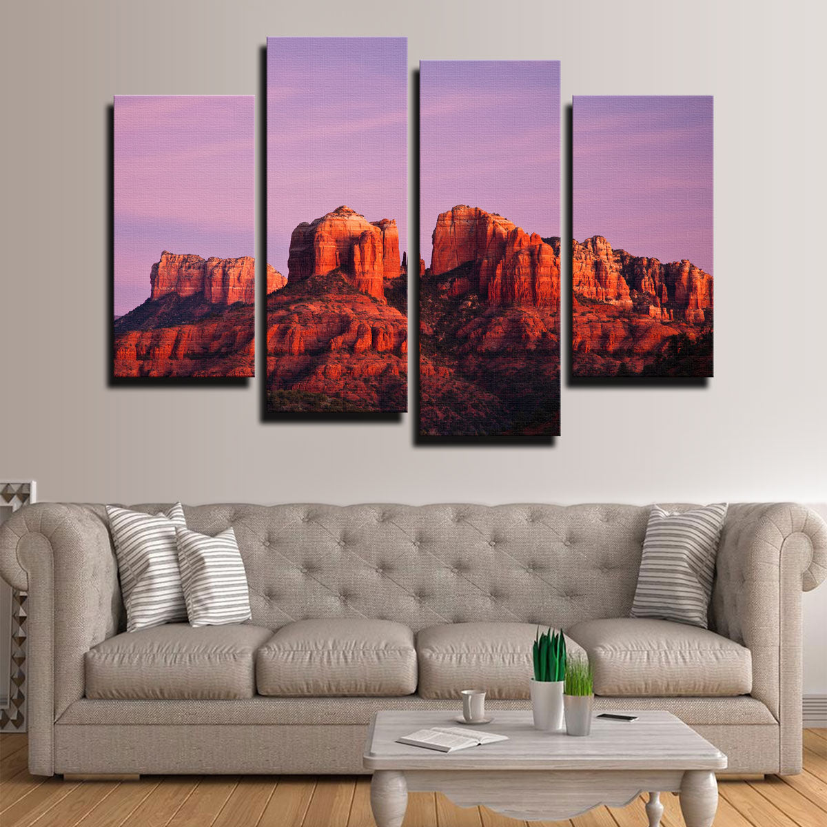Stunning Cathedral Rock Wall Art for Your Home Decor