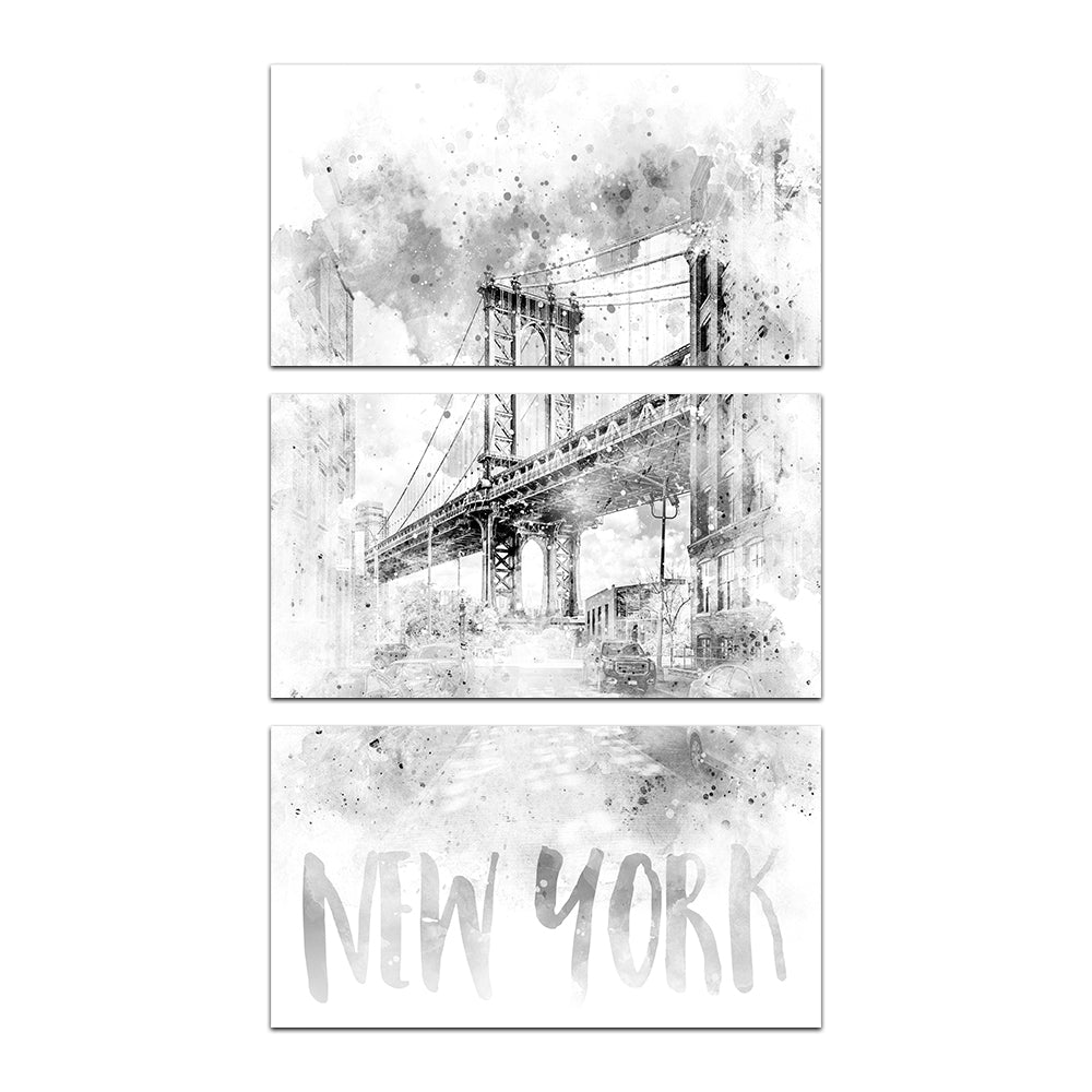 Stunning NYC Manhattan Bridge Wall Art by Melanie Viola