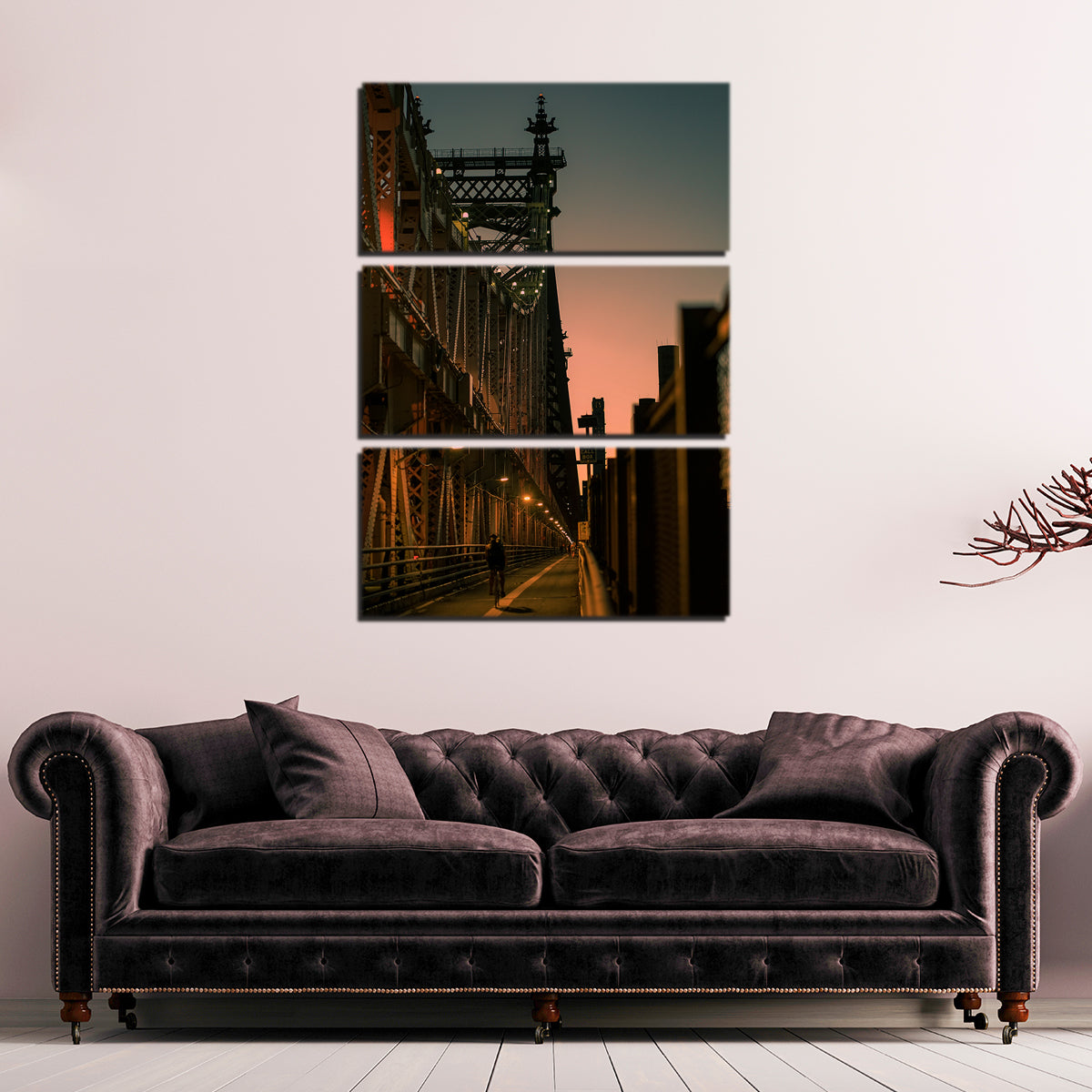 Stunning Biking the Queensboro Bridge Wall Art by Charity Dos Santos