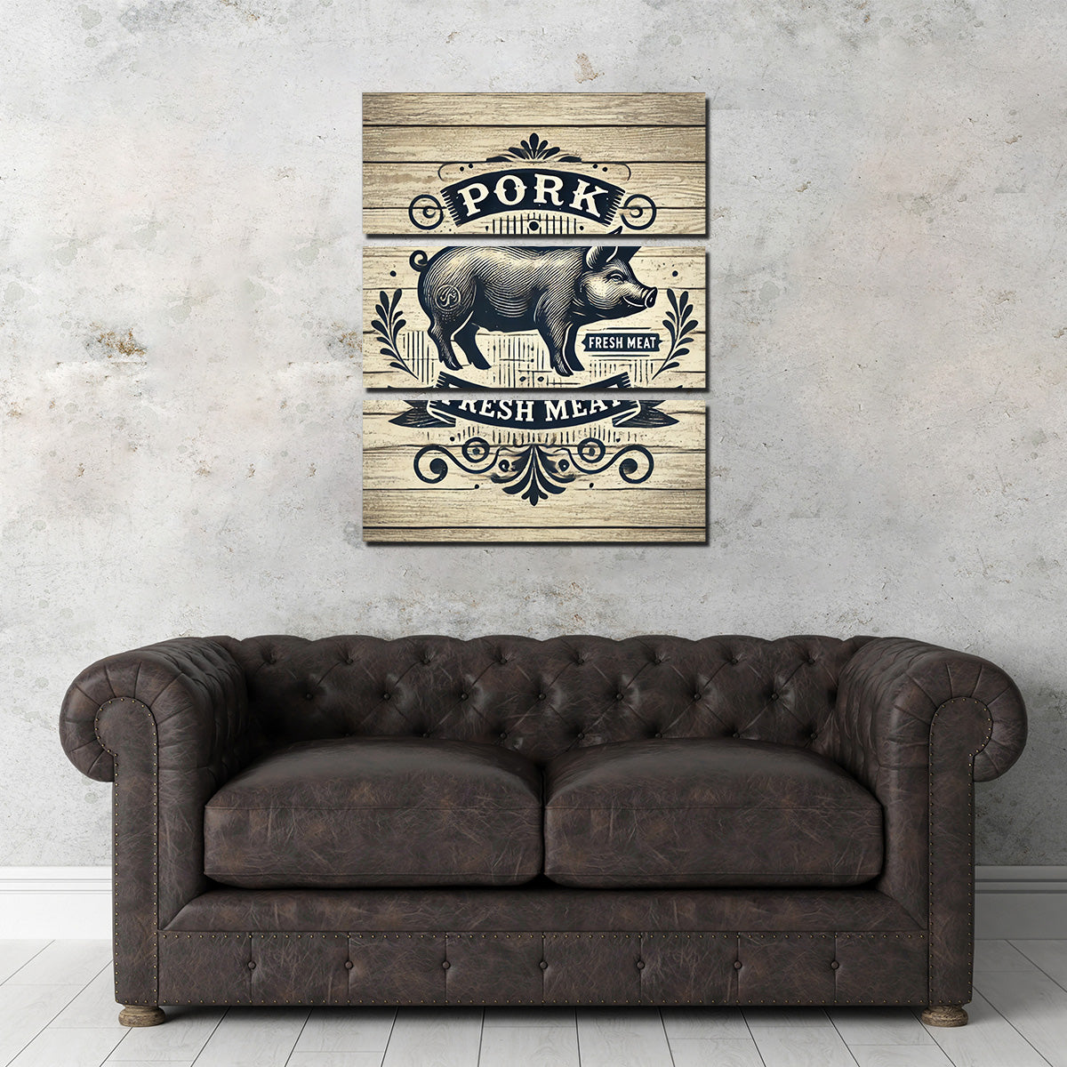 Exquisite Pork and Fresh Meat Themed Wall Art for Home Decor