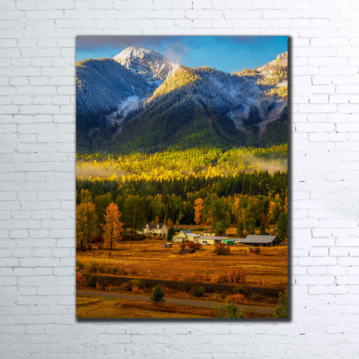 Stunning Ski Hill Wall Art by Mike Cotton