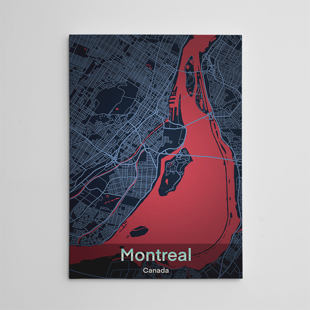 Exquisite Montreal Wall Art by Tovu Yovi