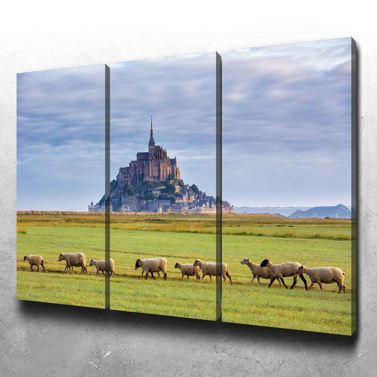 Exquisite Mont Saint Michel Abbey Wall Art for Stunning Home Decor