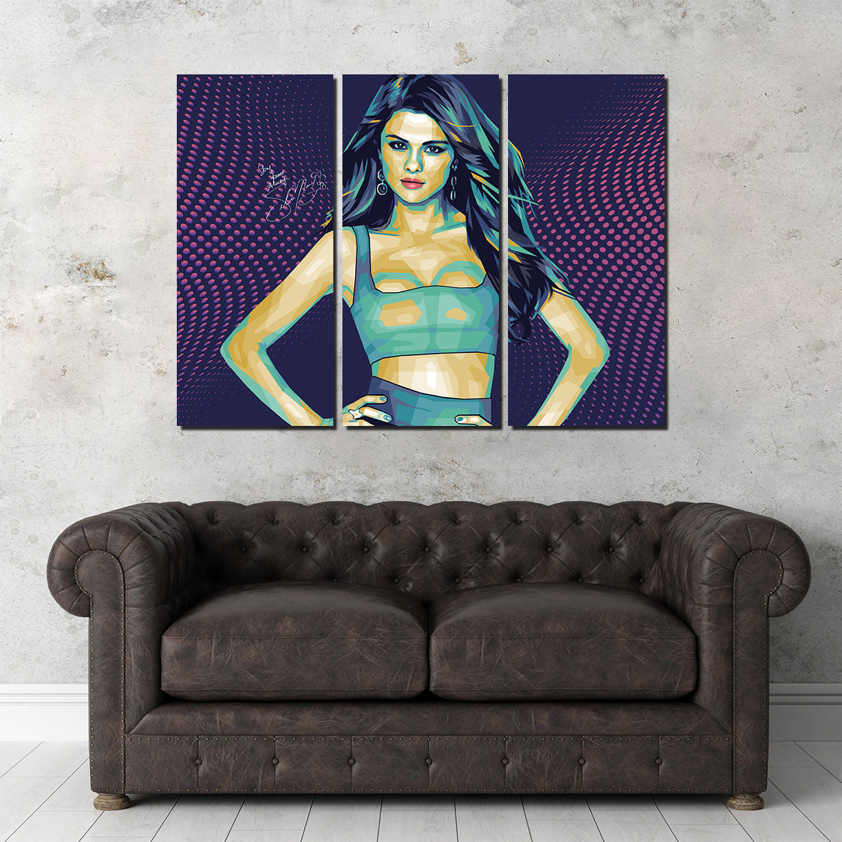 Selena Signature High - Quality Wall Art by Ralph & Laura Design