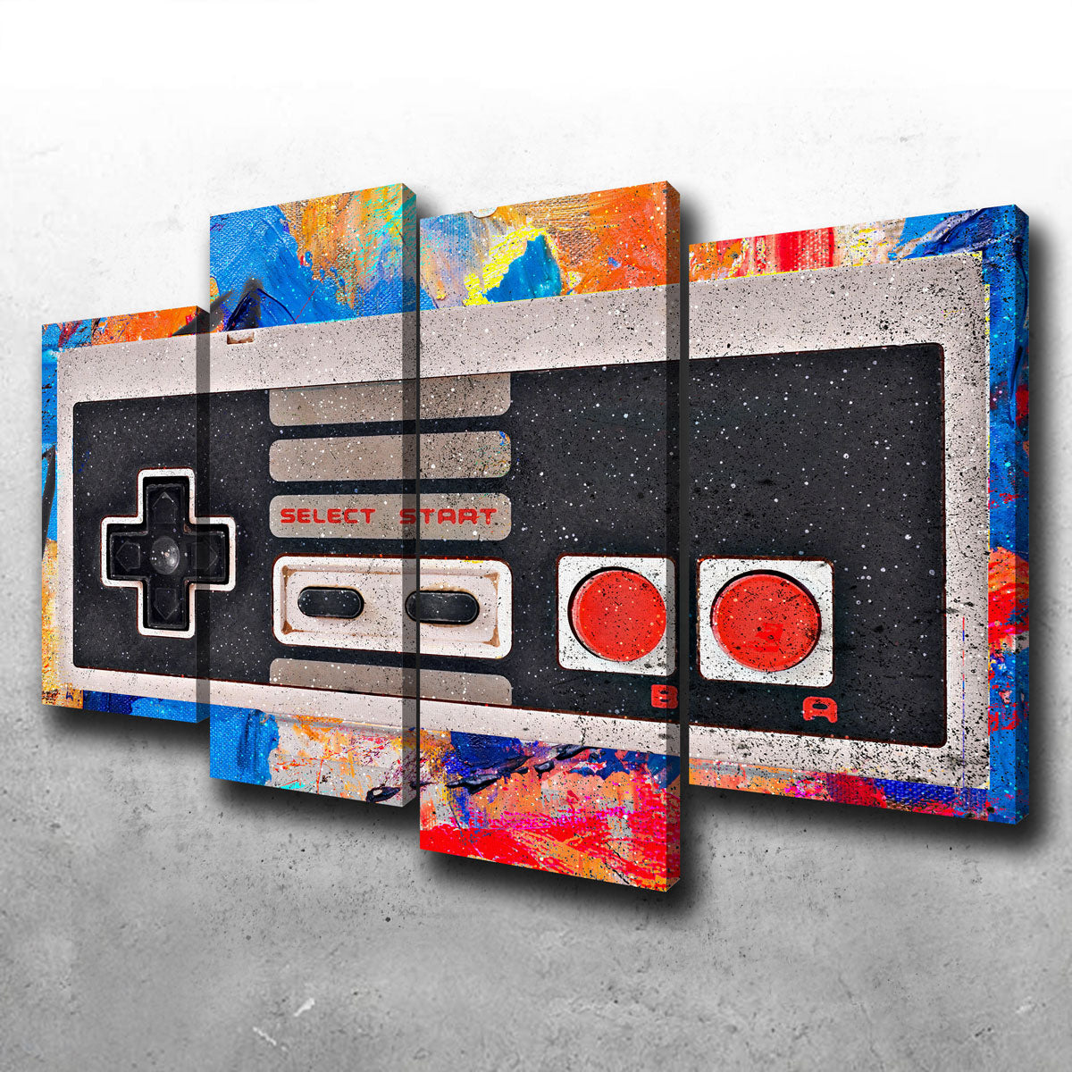 Stylish NES Controller Wall Art - Ideal Decor for Gaming Fans