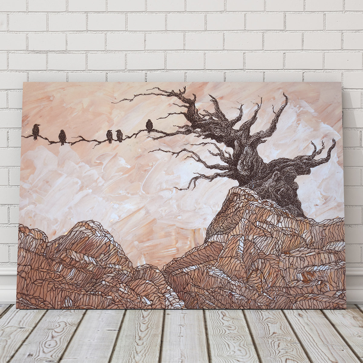 Enchanting Silence Of The Ravens Wall Art - Stunning Decor Piece