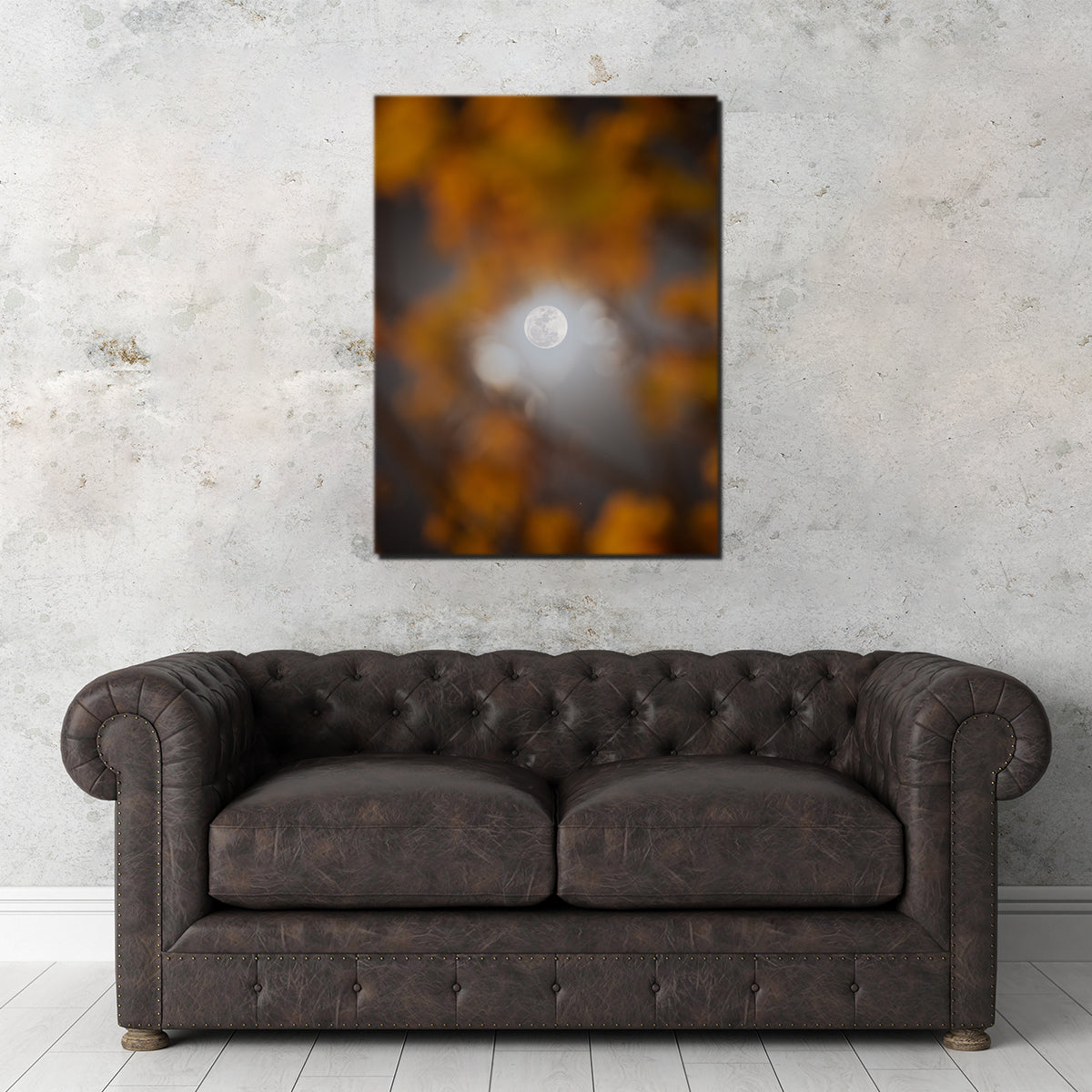 Stunning Selene and Yellow Ipê Wall Art by Sofia Leite Fonseca