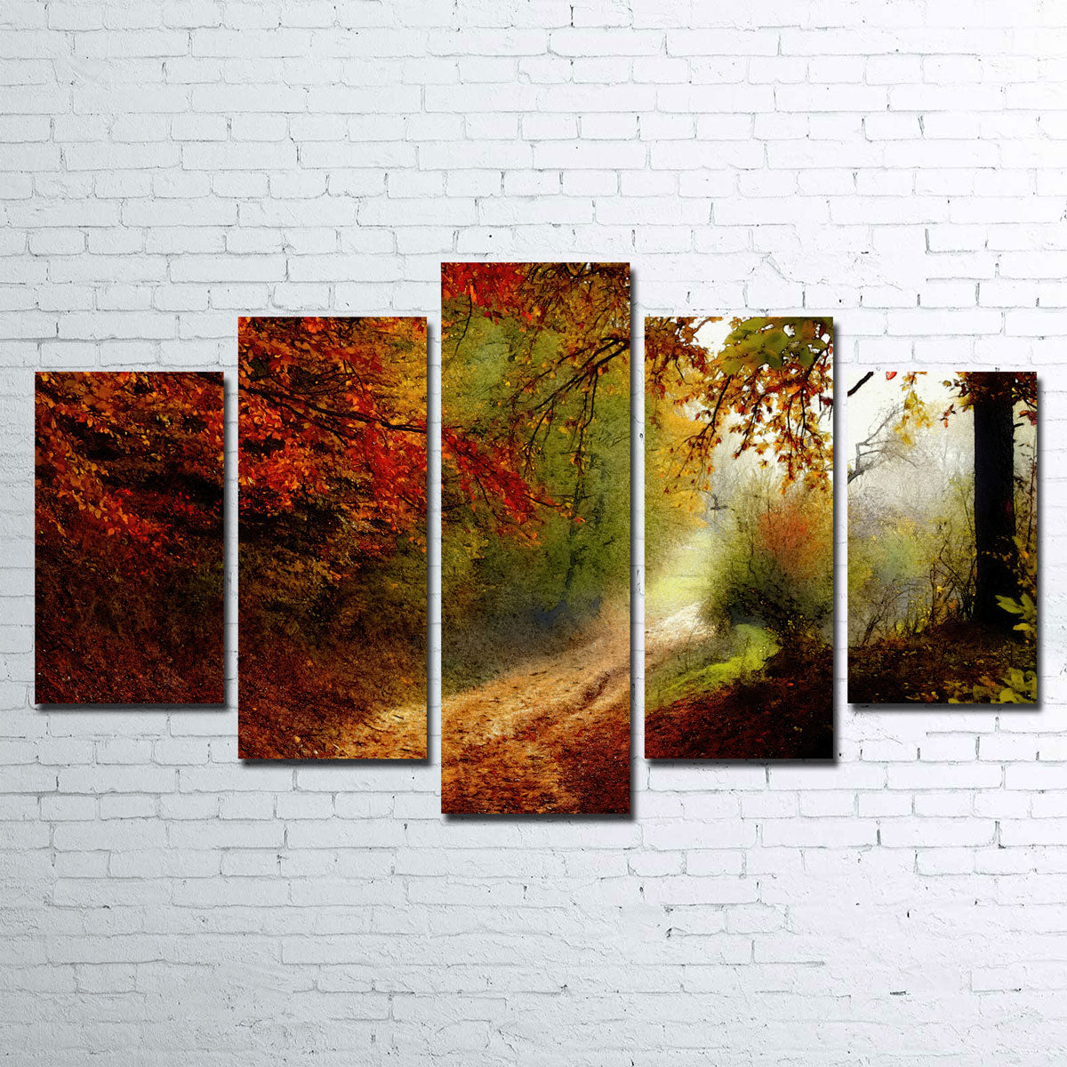Gorgeous Autumn Forest Edge Wall Art by Denise Dundon