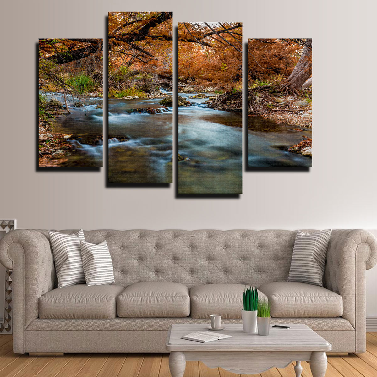 Exquisite Silky Guadalupe River Wall Art - Perfect Decor for Your Space