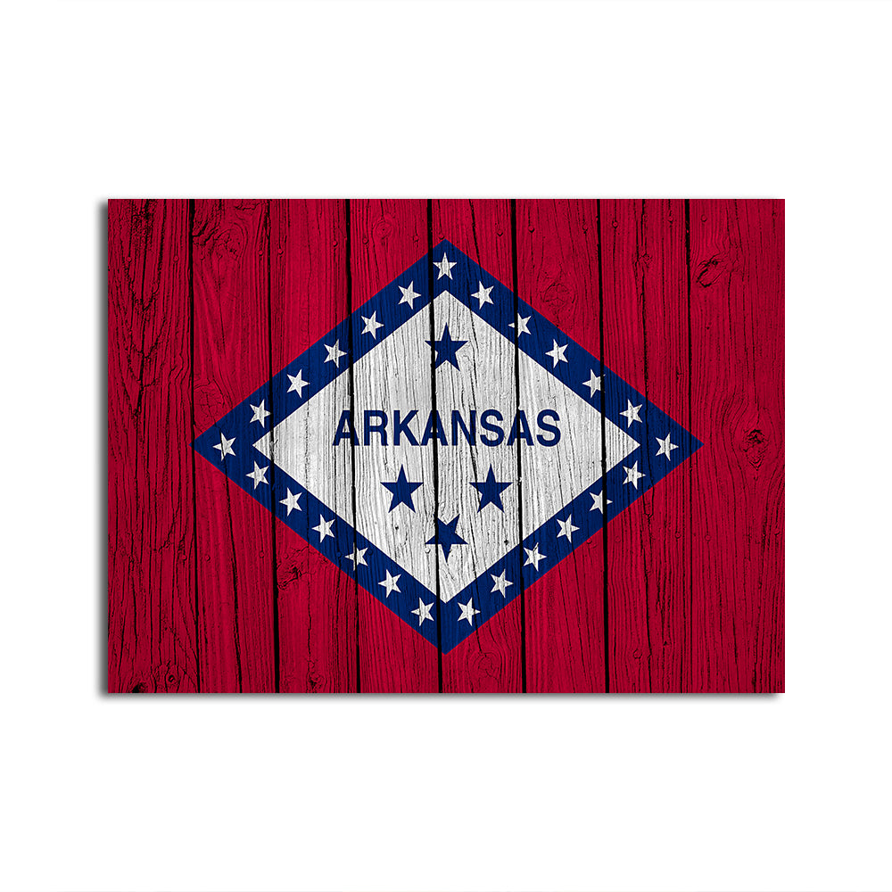 Beautiful Arkansas State Flag Wall Art for Your Home Decor