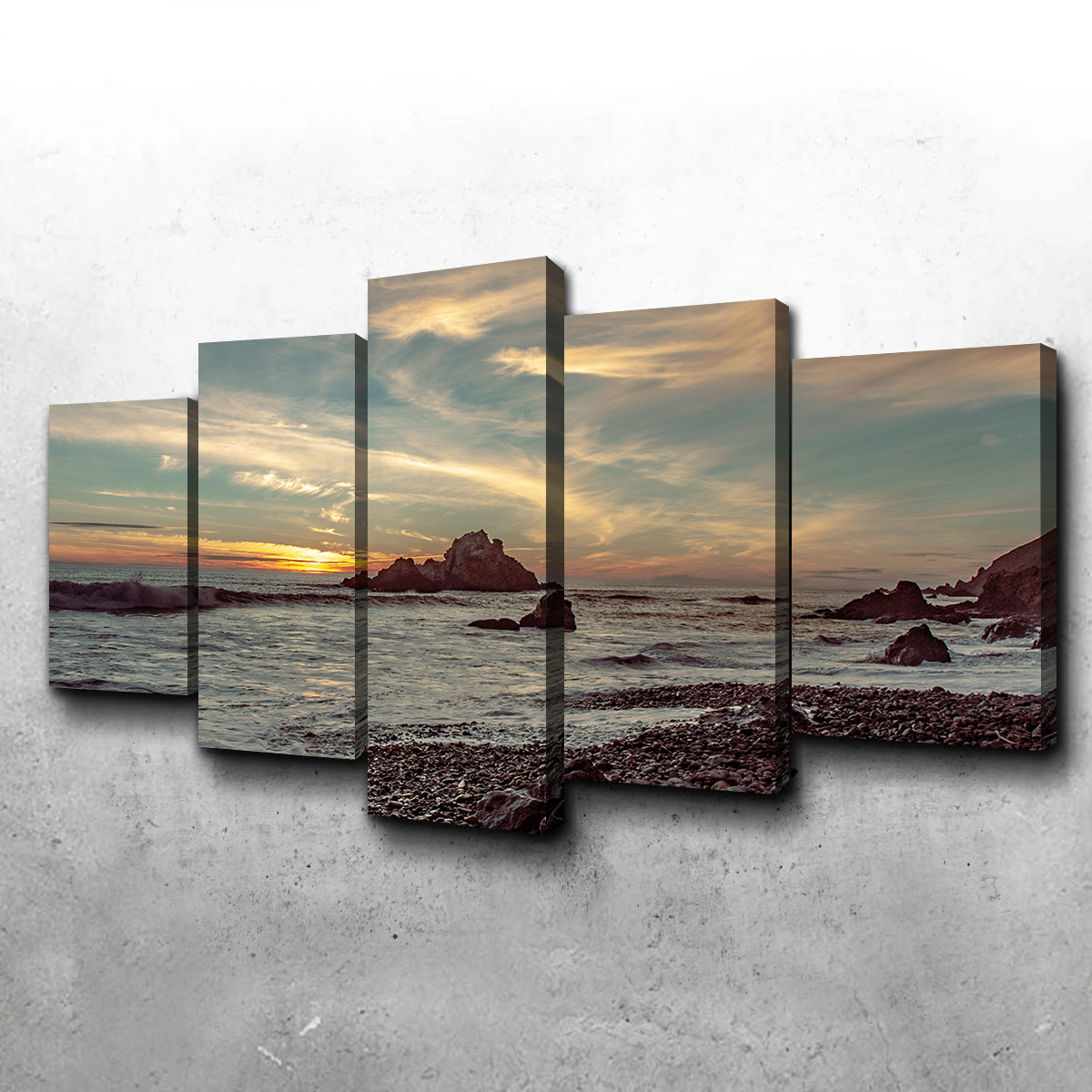 Stunning Pfieffer Beach Sunset Wall Art by Kyle Sherry