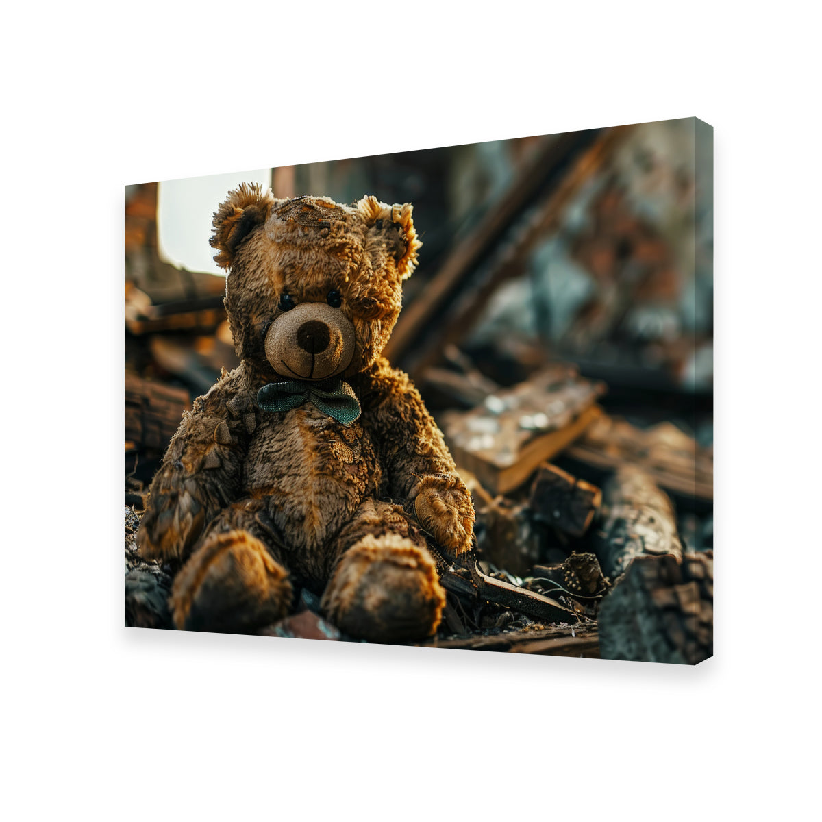 Charming Shabby Teddy Bear Wall Art for a Cozy Decor