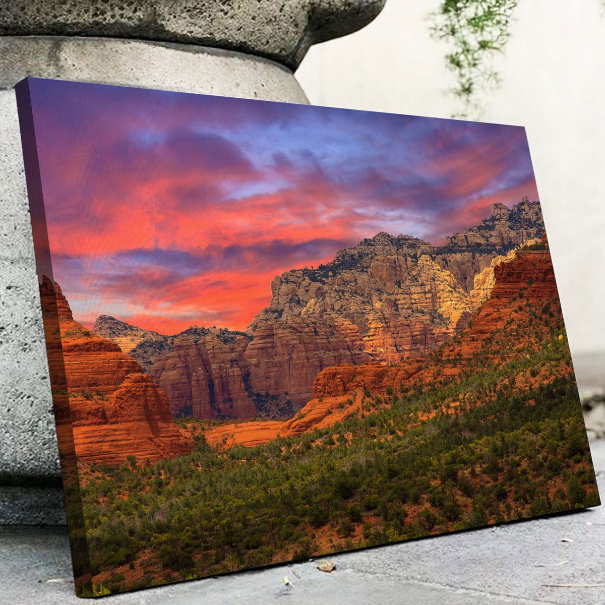 Stunning Sedona Sunset Wall Art for Home Decor