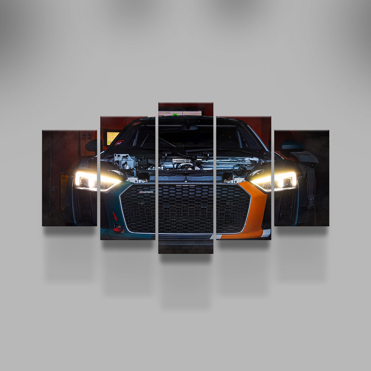 High - Quality Audi R8 Racing Wall Art by George Sorin