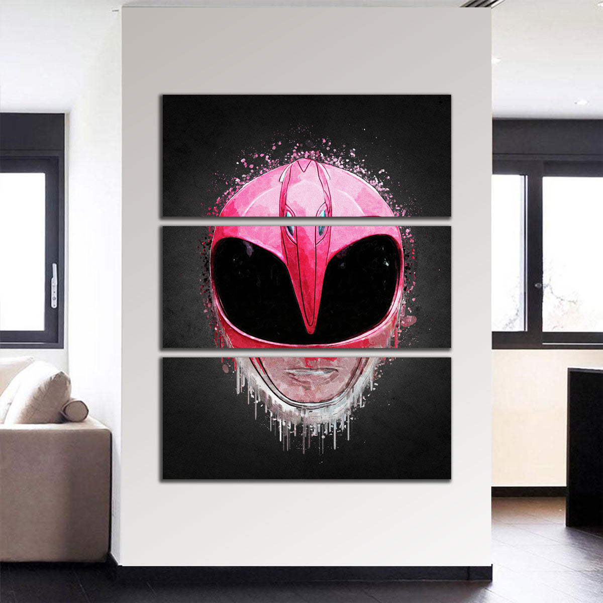Stunning Pink Ranger Portrait Wall Art by Gab Fernando
