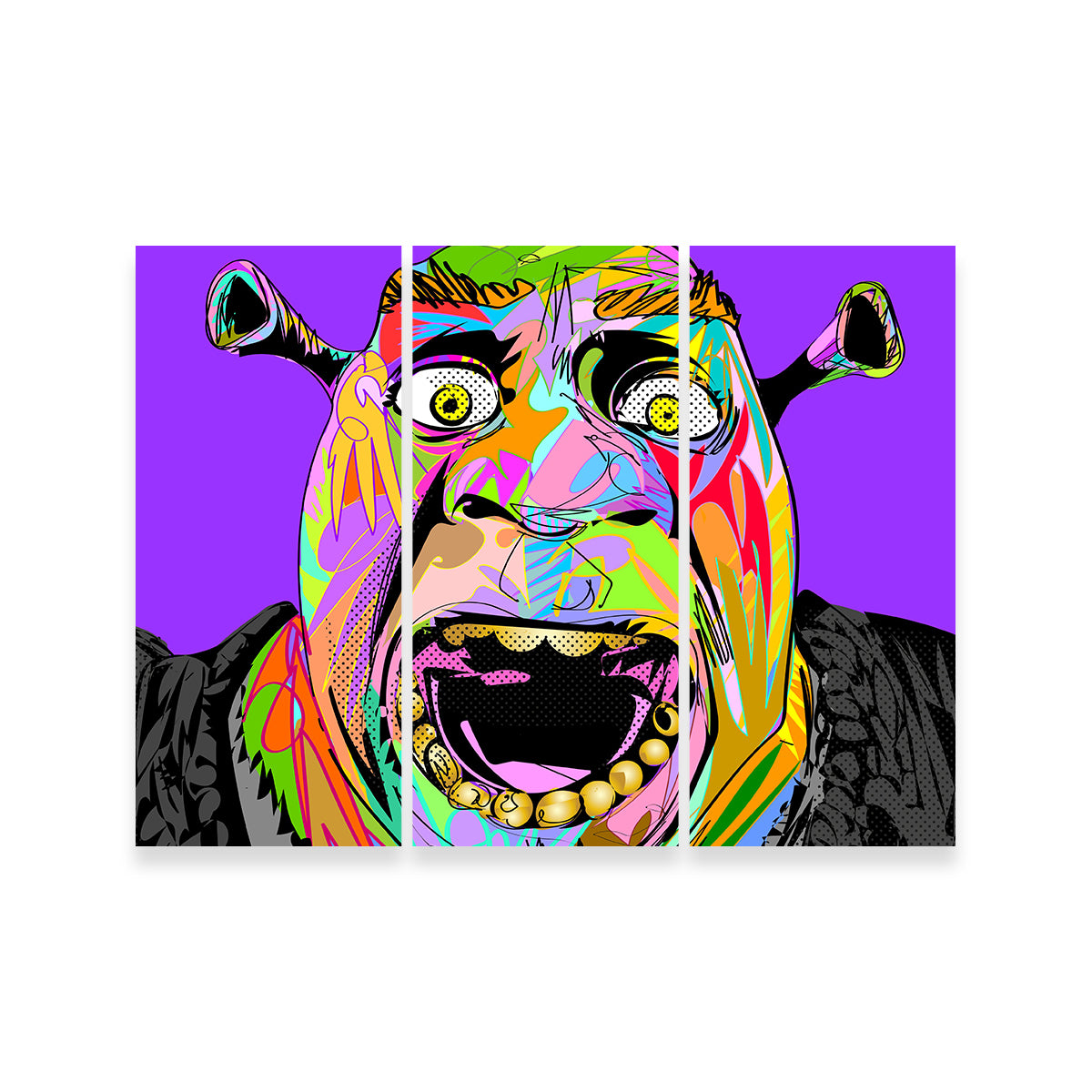 Eye - catching Shrek Wall Art for Your Home Decor