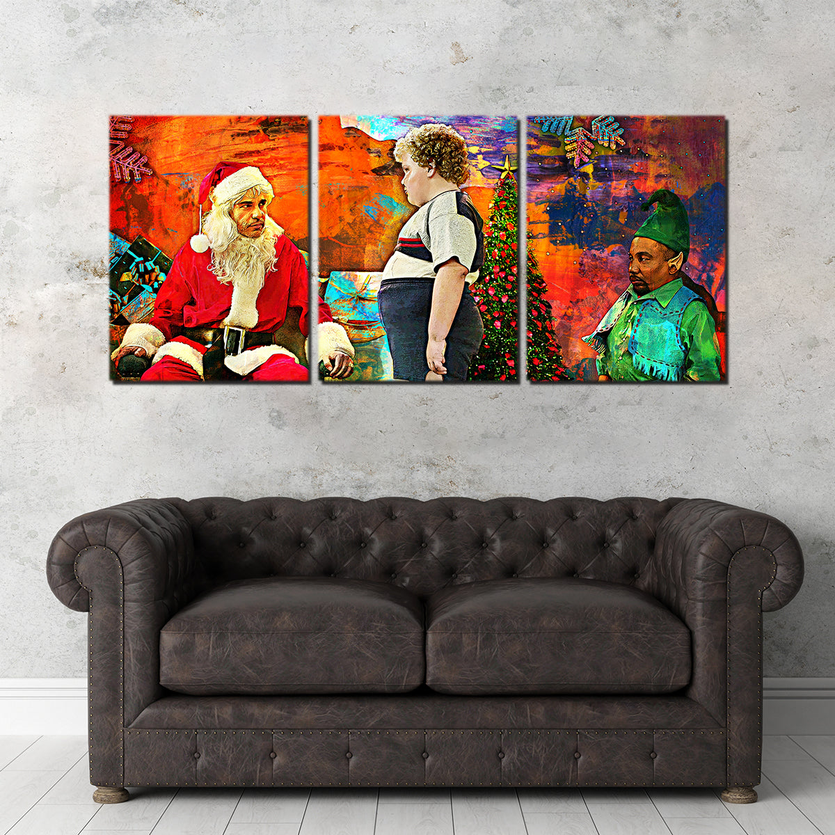 Eye - catching Bad Santa Wall Art for Stunning Home Decor