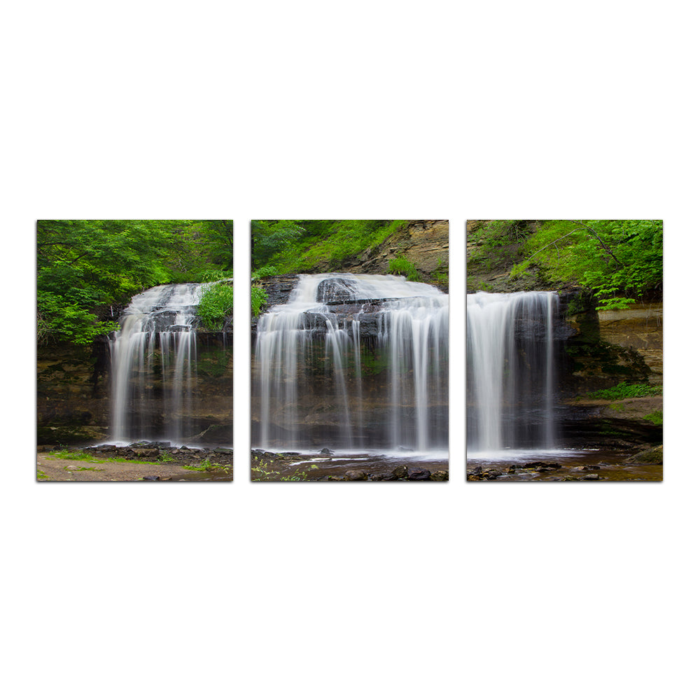 Stunning Cascade Falls Wall Art with Sustainable Pine Frames