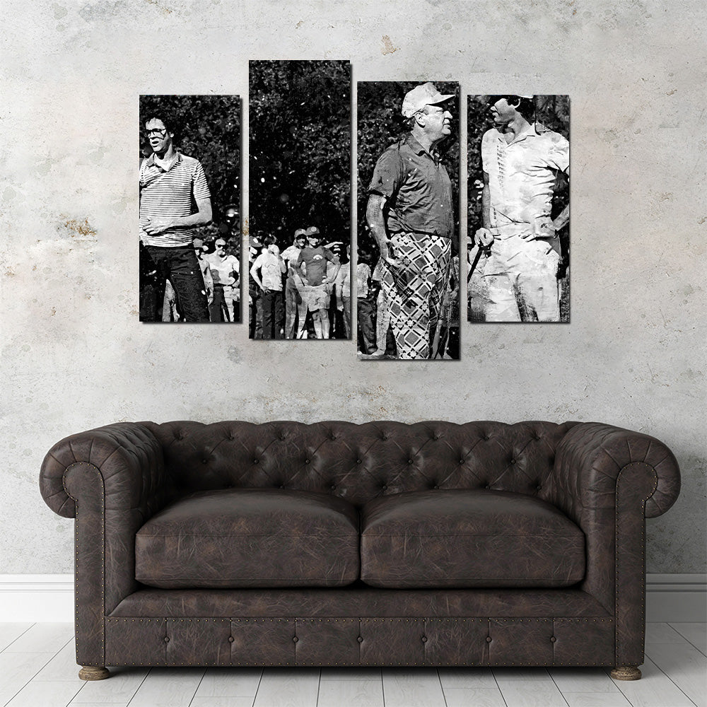 Al & Ty Caddyshack Stunning Grayscale Wall Art for Decor Enthusiasts