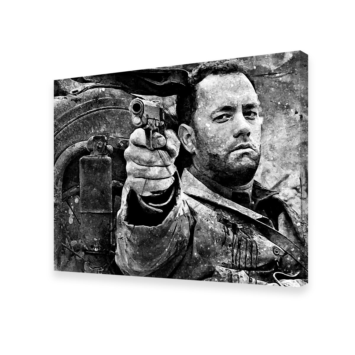 Captain Miller High - Quality Grayscale Wall Art for Stunning Home Decor