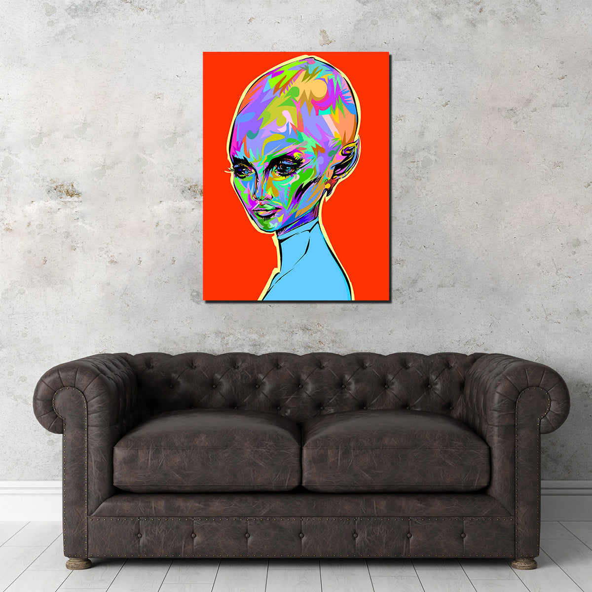 Alien Woman 2 Stunning Wall Art - Sustainable & High - Quality