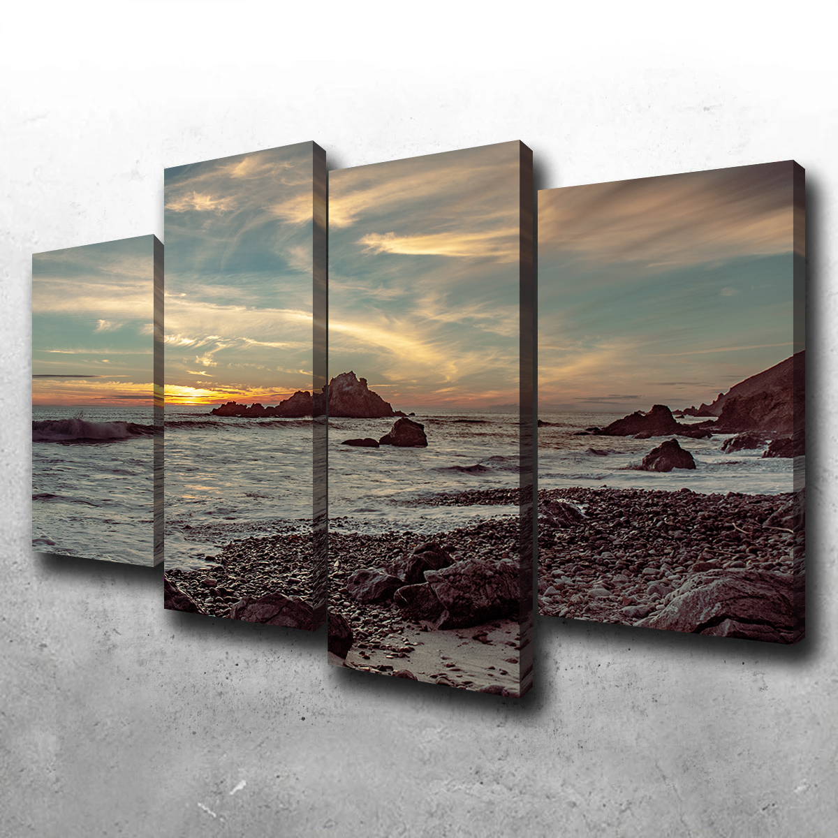 Stunning Pfieffer Beach Sunset Wall Art by Kyle Sherry