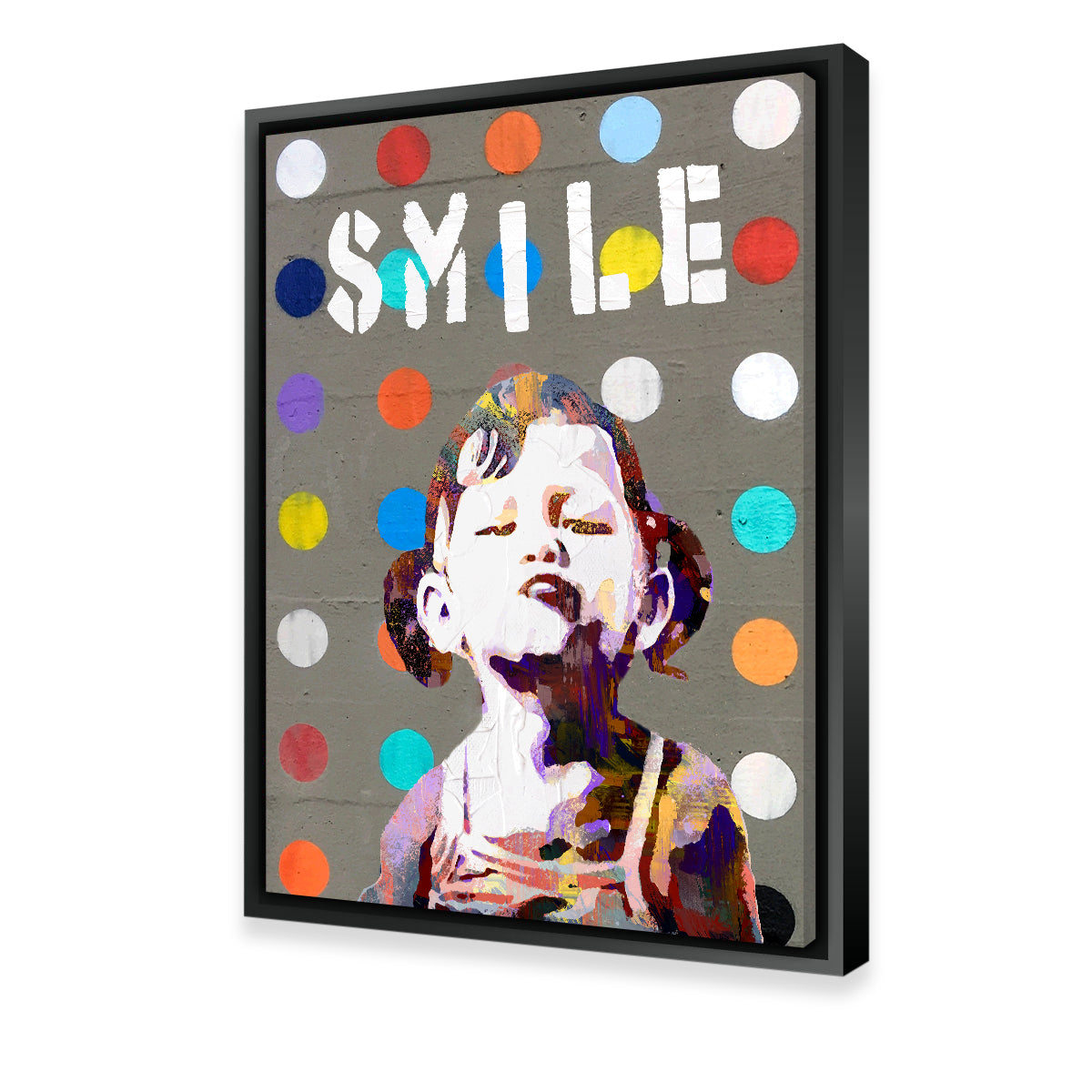 Enchanting Smile Girl Wall Art by Stephen Chambers