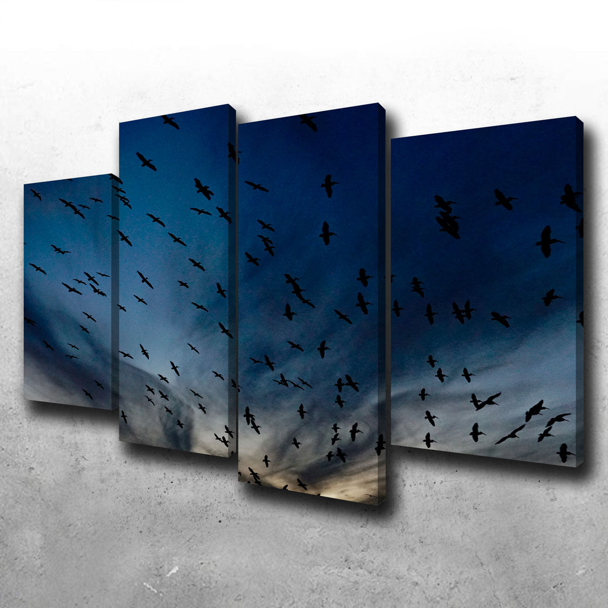 Stunning Pelican Migration Louisiana Wall Art by David Campbell