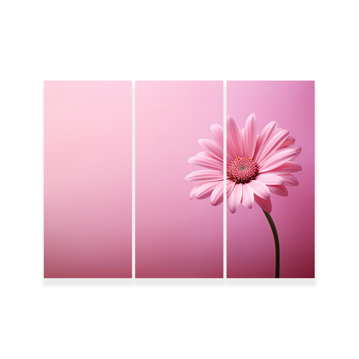 Gorgeous Pink Sunflower Wall Art