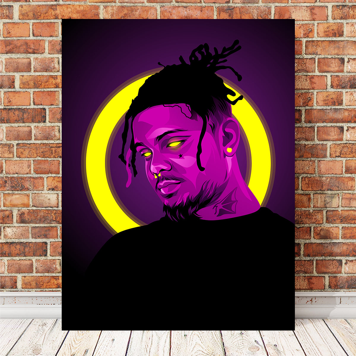 Eye - catching Smokepurpp Wall Art by Tovu Yovi
