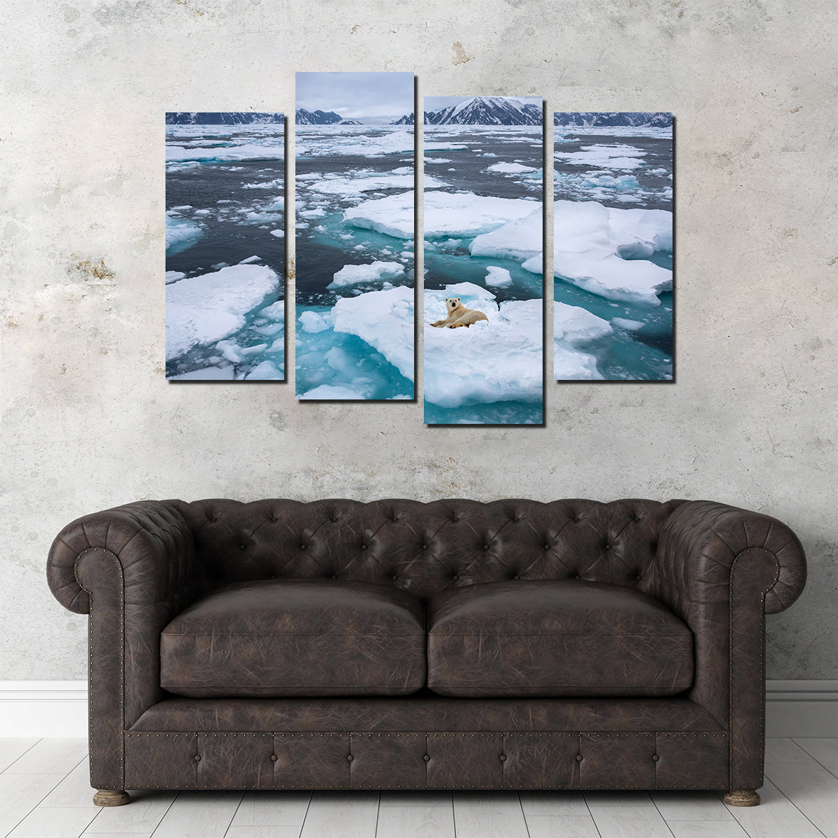 Stunning Polar Bear - Greenland Wall Art for Home Decor