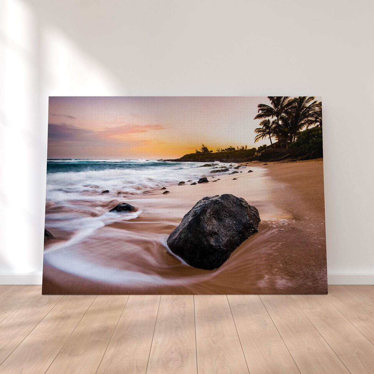 Exquisite Smooth Shore Wall Art by Lucas Moore