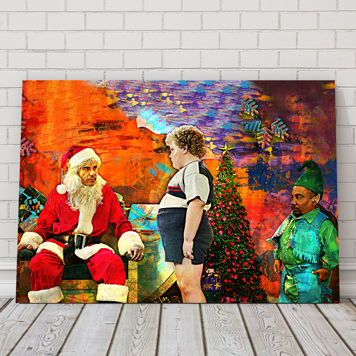 Eye - catching Bad Santa Wall Art for Stunning Home Decor
