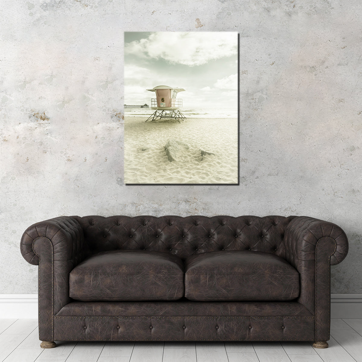 California Vintage Imperial Beach Stunning Wall Art by Melanie Viola