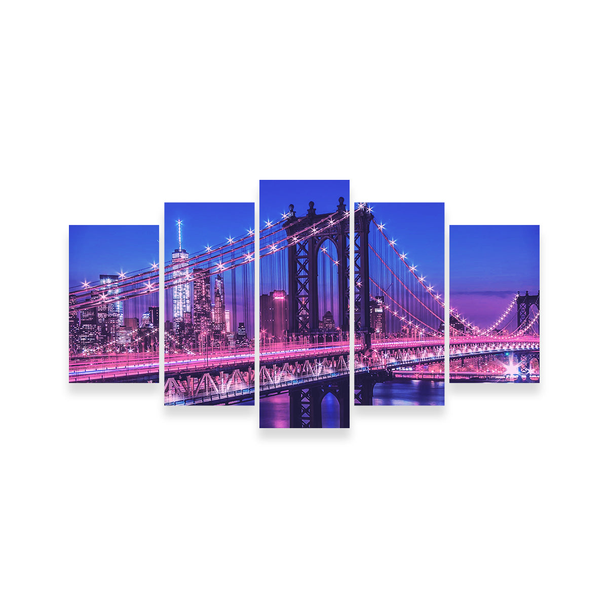 Stunning New York Manhattan Bridge Wall Art by Dina Rolle