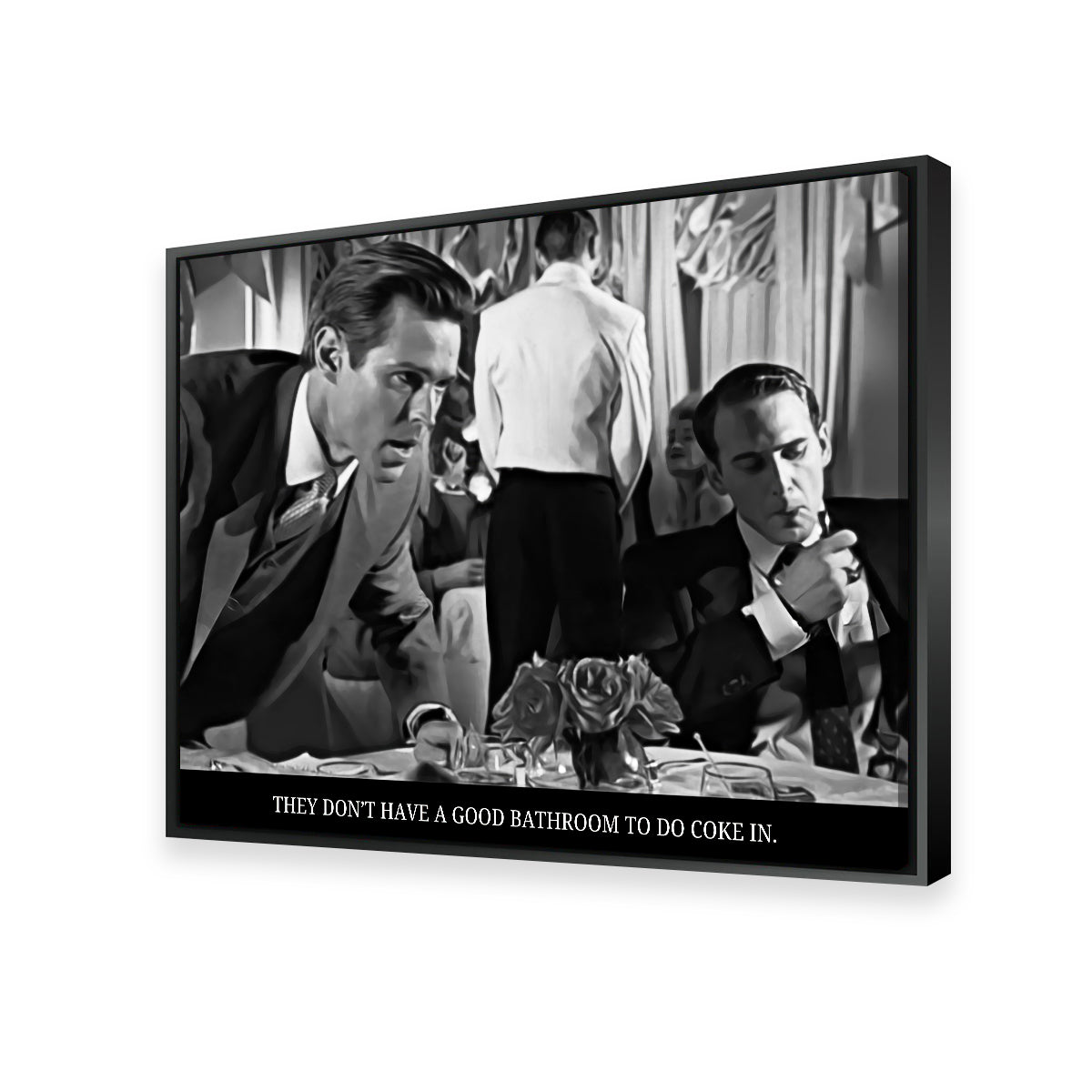 Eye - catching American Psycho Coke Wall Art for Home Decor
