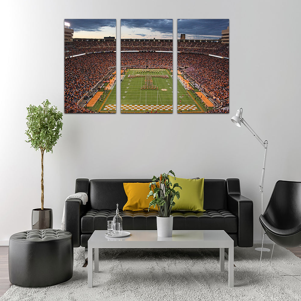 Neyland Stadium Premium Wall Art - Sustainable Kiln - Dried Pine Frame