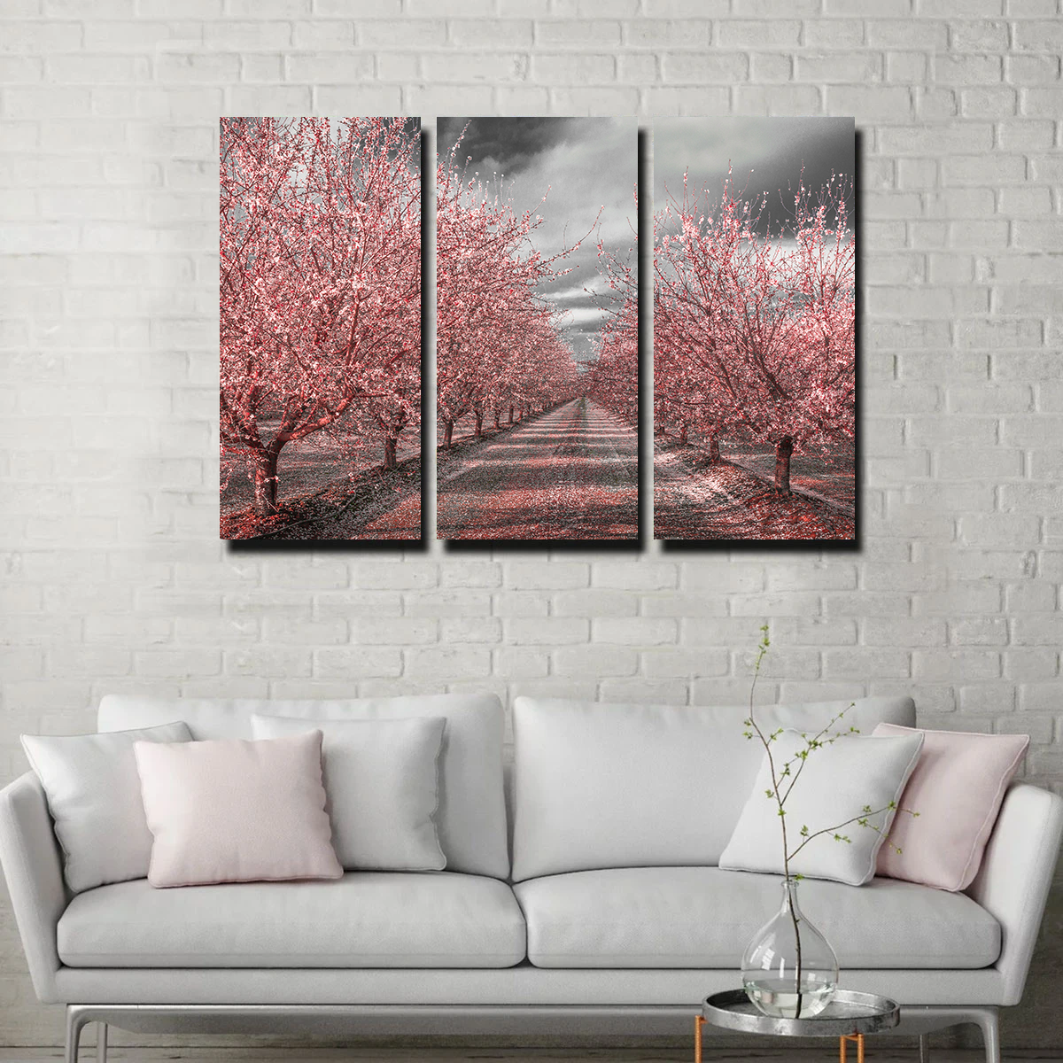 Stunning California Pink Blossoms Wall Art for Your Home Decor