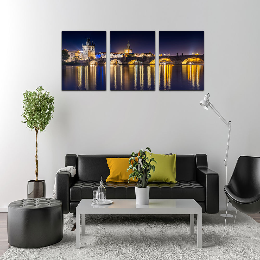 Stunning Charles Bridge with Old Town Bridge Tower Wall Art by Melanie Viola