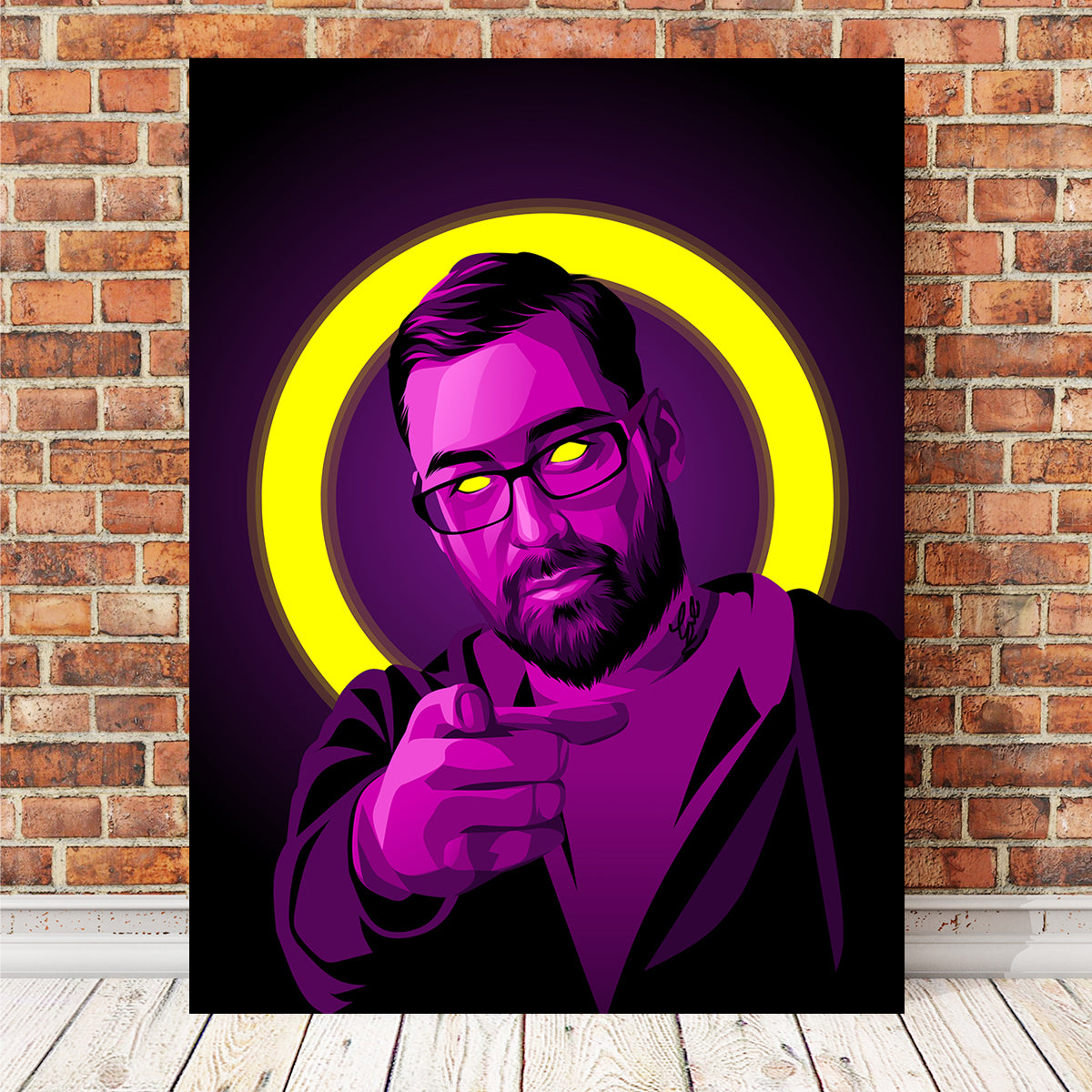 Unique Sido Rapper Wall Art by Tovu Yovi