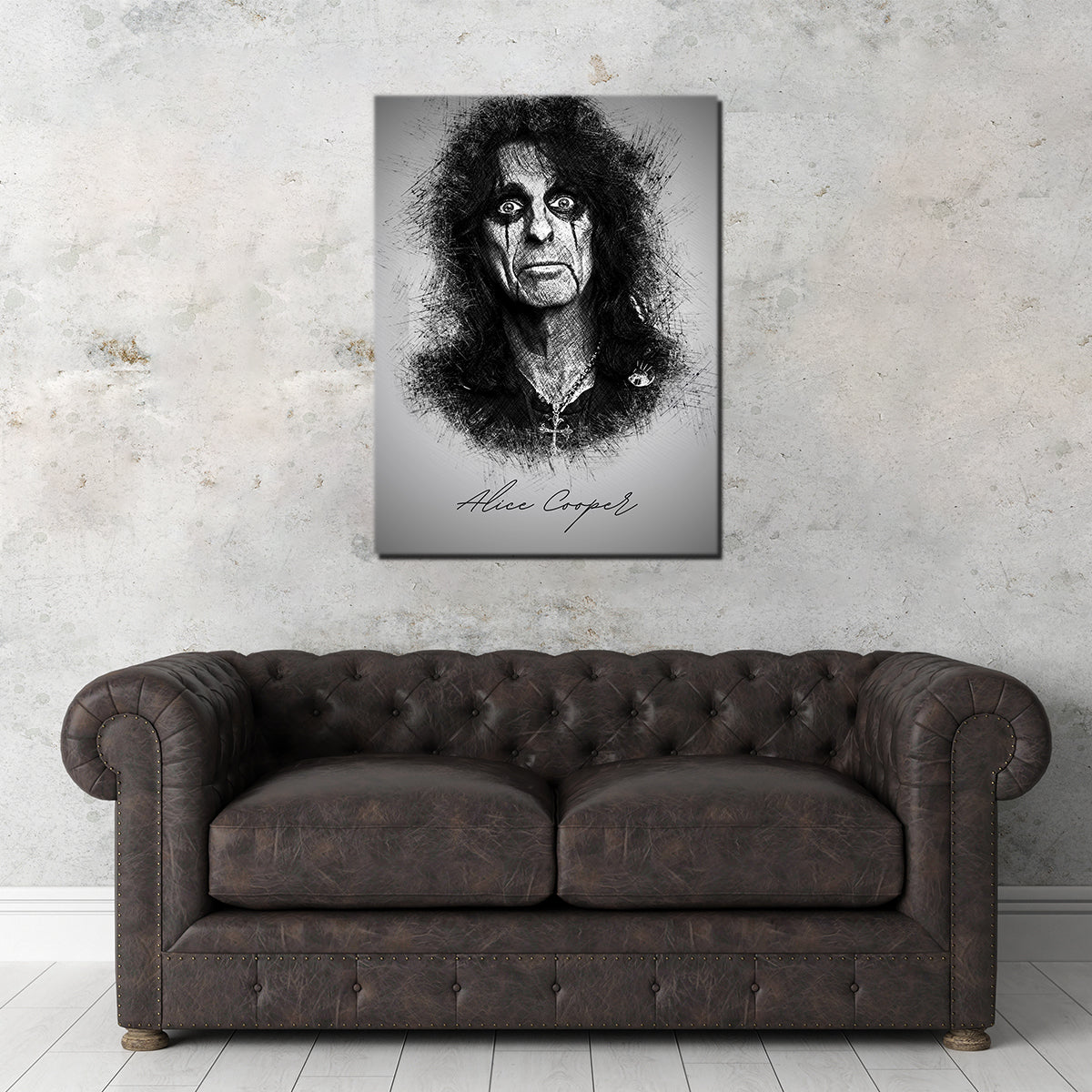Alice Cooper Stunning Wall Art by Albi Art