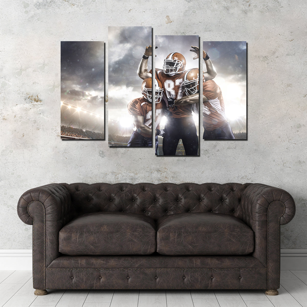 Dynamic Players in Action Wall Art for Stunning Decor