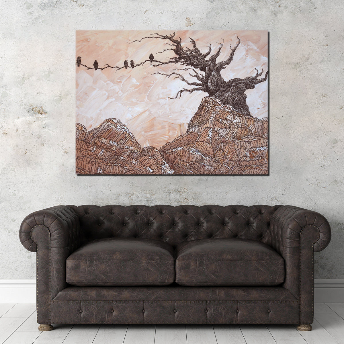 Enchanting Silence Of The Ravens Wall Art - Stunning Decor Piece