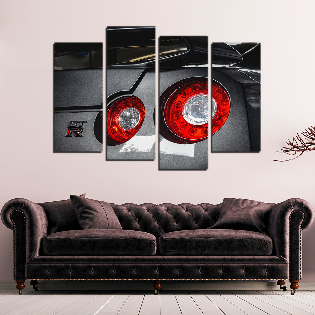 Stunning Nissan GTR Taillight Wall Art by George Sorin