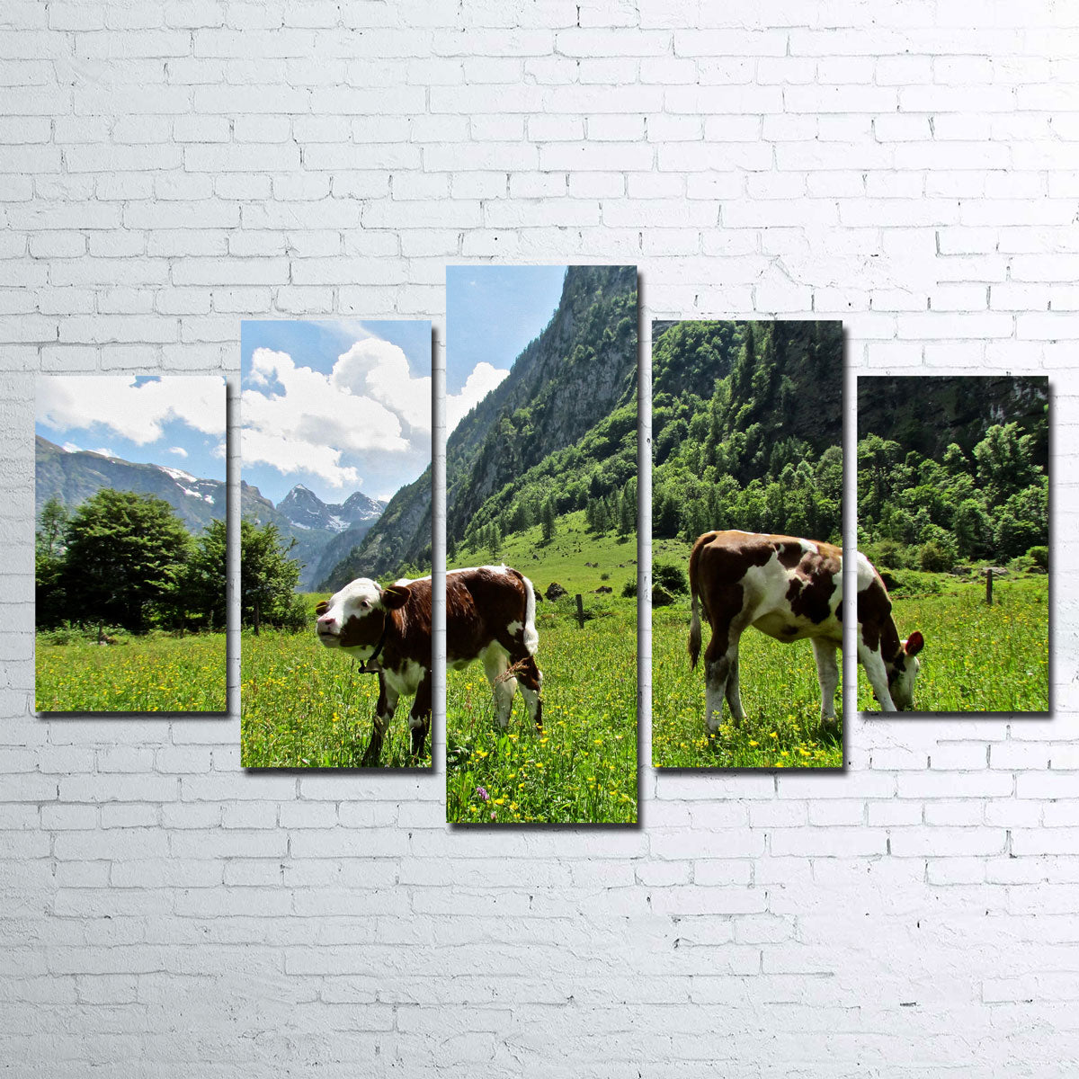 Stunning Alpine Calf Wall Art by David Campbell