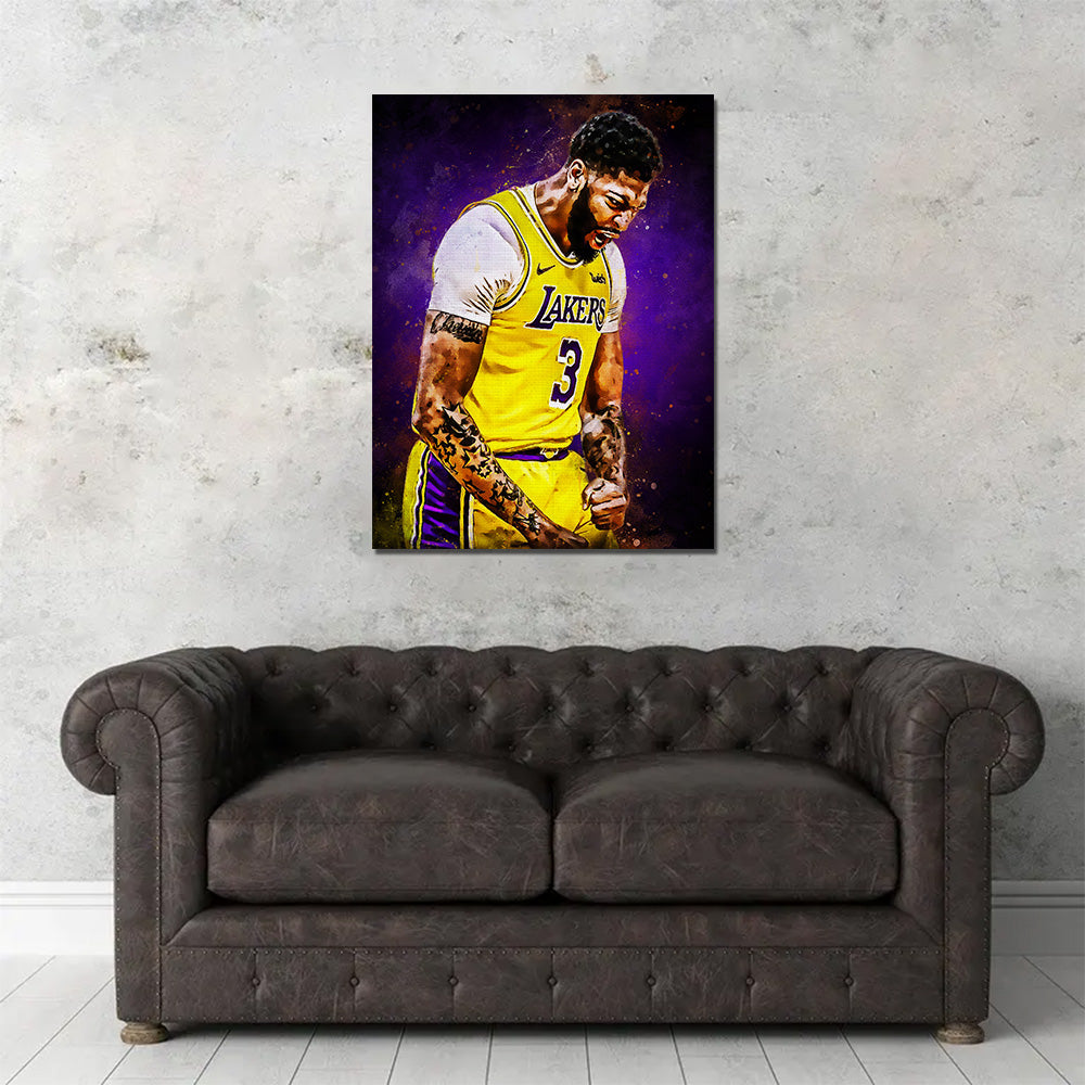 Anthony Davis High - Quality Wall Art Painting