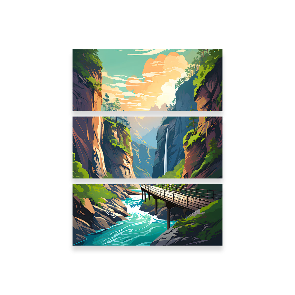 Stunning Slovenia - Vintgar Gorge Wall Art for Home Decor